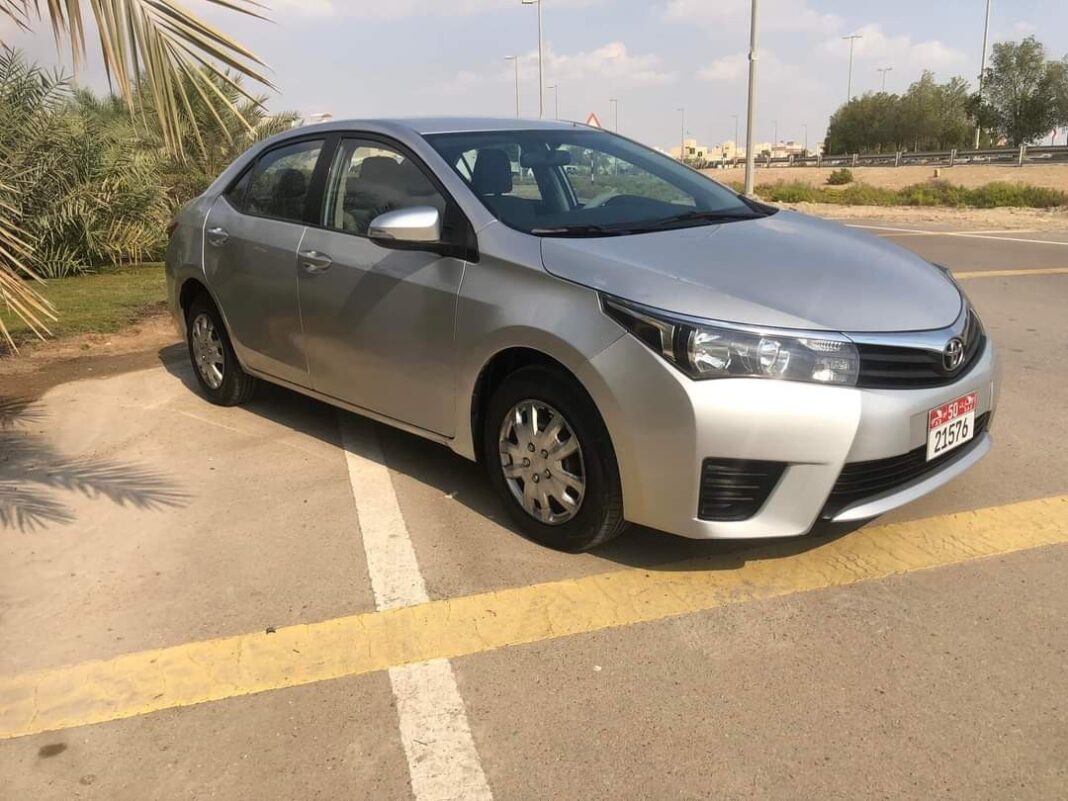 0001 - Auction Corolla 2014_price starting from 7000 dirhams