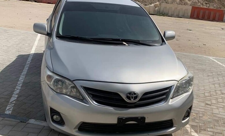 Can't-Miss Deal - 2012 Toyota Corolla for 9,000 Dirhams 1 Can't-Miss Deal - 2012 Toyota Corolla for 9,000 Dirhams